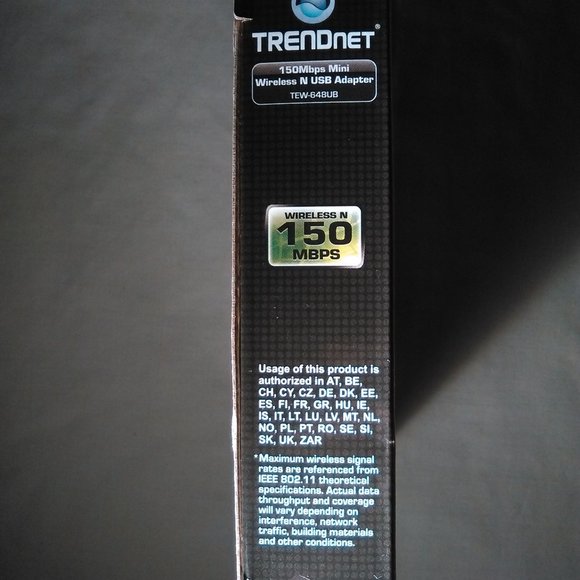 TRENDnet 150 Mbps Mini Wireless N USB Adapter; Model: TEW-648UB-Last ONE - Picture 10 of 14